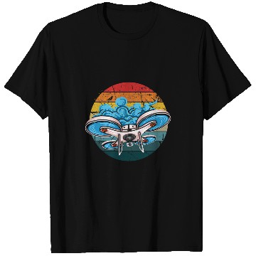 Discover Drone Gift Drone Pilot Quadcopter FPV Drone Pilot T-Shirts