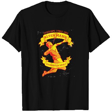 Discover Badminton shuttlecock saying T-Shirts