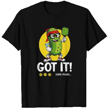 Discover Groovy Pickleball Got It Oops Yours Paddleball Pickleball T-Shirts