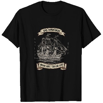 Discover Sailing Ship vintages Boat Sailor Life T-Shirts