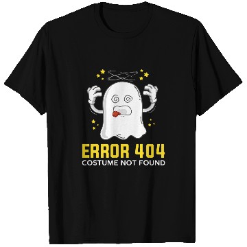 Discover Error 404 costume not found Coding Programmer Geek Halloween T-Shirts