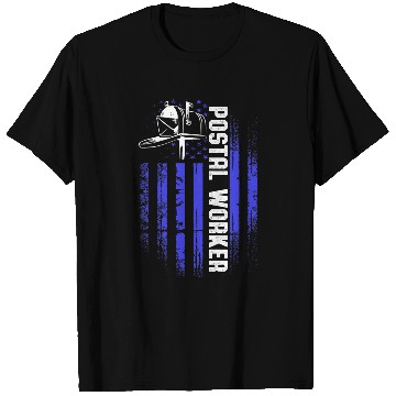 Discover American Postal Worker Flag 1 T-Shirts