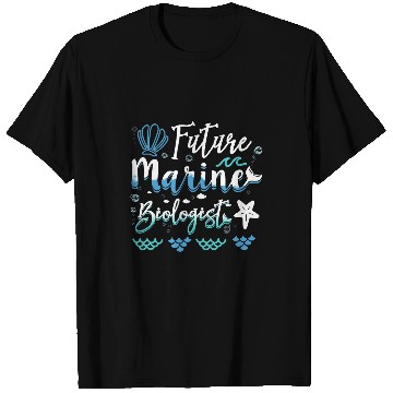 Discover Future Marine Biologist Student Aspirational Sea Life T-Shirts