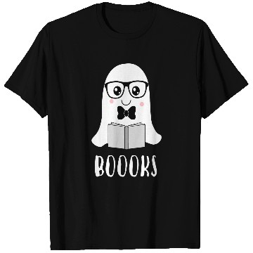 Discover Halloween Booooks ghosts Reading Book Read Books Library T-Shirts