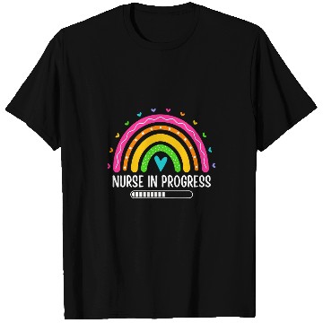 Discover Future nurses Nursing Student Cute Rainbow nurses In Progress T-Shirts
