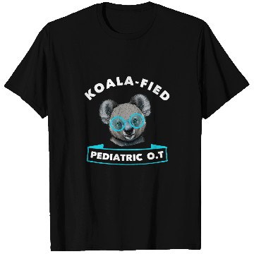 Discover Koala Custom Pediatric OT Animal Funny Qualified nurses T-Shirts
