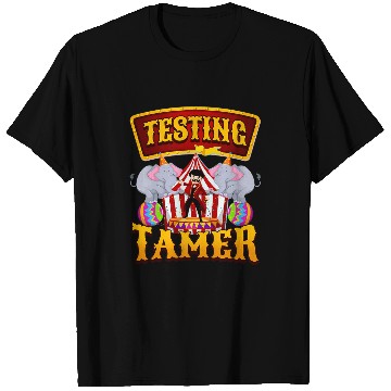 Discover Testing Tamer Test Day Teacher in Circus Theme Women Men T-Shirts