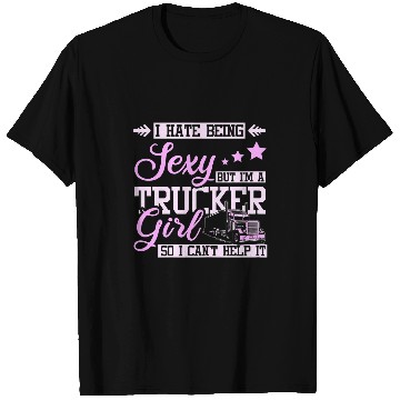 Discover Womens Sexy trucker girl T-Shirts