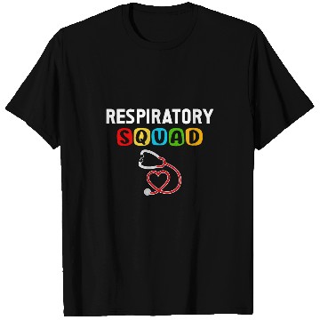 Discover Respiratory Therapist Graphic Respiratory Squad T-Shirts