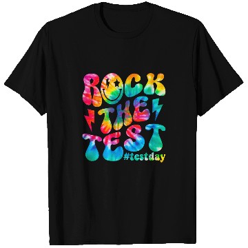 Discover rock test testing day motivational teacher student T-Shirts