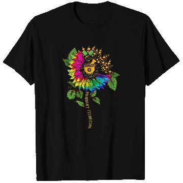 Discover Pharmacy Technician Student Graduate Pharmacist Sunflower T-Shirts