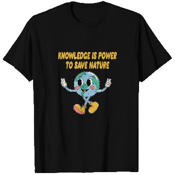 Discover Knowledge Is Power to Save Nature Ecology Science Ecosystem 1 T-Shirts