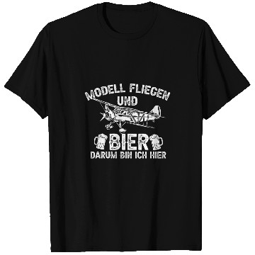 Discover Model flies and beer model aviator model building model pilot T-Shirts