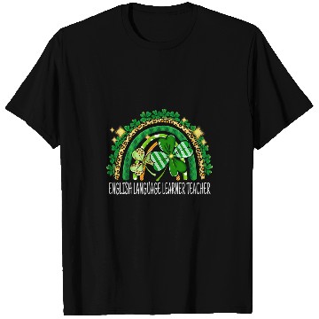 Discover English Language Learner Teacher Rainbow St Patricks Day T-Shirts