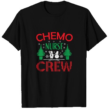 Discover Chemo Infusion nurses Crew Christmas Gnomes Oncology nurses T-Shirts