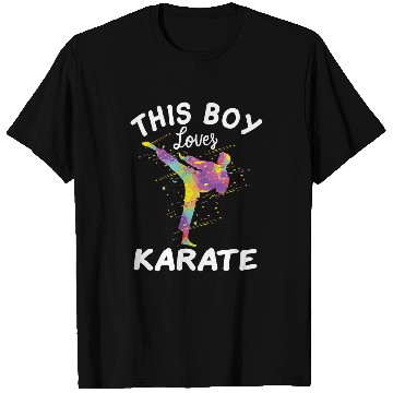 Discover This Boy Loves Karate T-Shirts