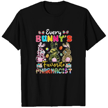 Discover Every Bunnys Favorite Pharmacist Three Easter Bunnies Lover T-Shirts