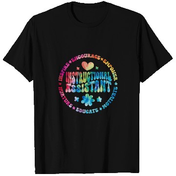 Discover Instructional Assistant Crew 100th Day School Teacher Aide T-Shirts