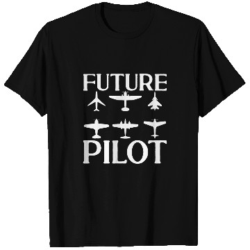 Discover Future Pilot Airplane Aviation Student Flight School T-Shirts