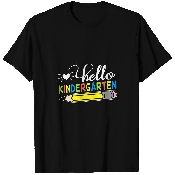 Discover Hello Kindergarten Teacher Student Back To School T-Shirts