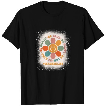 Discover Groovy Bleached Teacher Life Teaching Appreciation Women T-Shirts