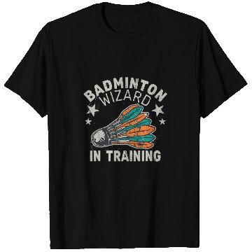 Discover Badminton Wizard in Training Shuttlecock Sport Ball sport T-Shirts