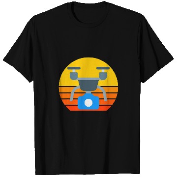 Discover Drone Pilot Hobby Droning Quadcopter FPV RPV Remote Control T-Shirts