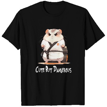 Discover Cute But Dangerous Funny Hamster Karate T-Shirts