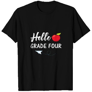 Discover Hello Grade Four Back To School Teacher Student T-Shirts