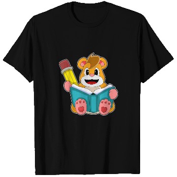 Discover Hamster Pupil Book School T-Shirts