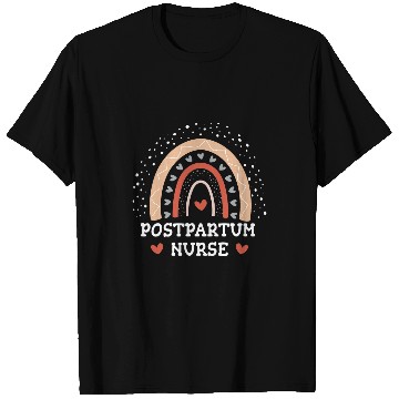 Discover Mother Baby nurses Rainbow Leopard Postpartum Nursing Student T-Shirts