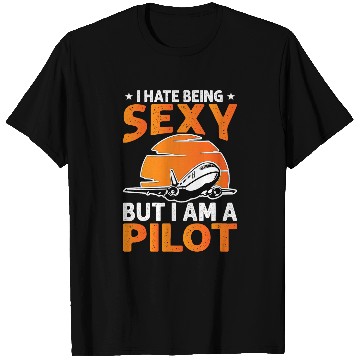 Discover Sarcastic Pilot Airplane Men Pilots Quote T-Shirts