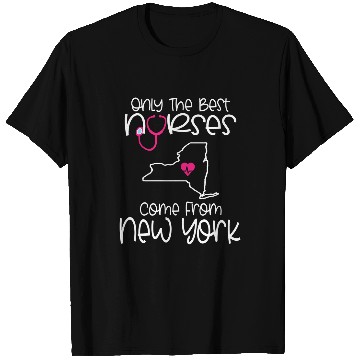 Discover New York nurses Registered Nursing Student LPN CNA RN T-Shirts