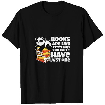 Discover Books Are Like Potato Chips Book Lovers Or Readers 3 T-Shirts