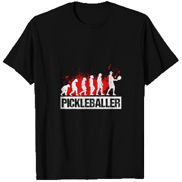 Discover Evolution Pickleball Player Paddle Net Gift Athlete T-Shirts