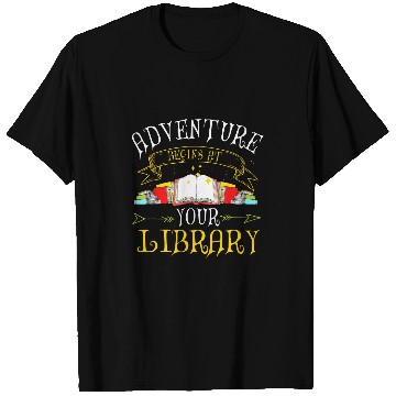 Discover Adventure Begins At Your Library Summer Reading 2024 Books T-Shirts