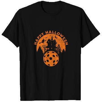 Discover Halloween Pickleball Costume Haunted T-Shirts
