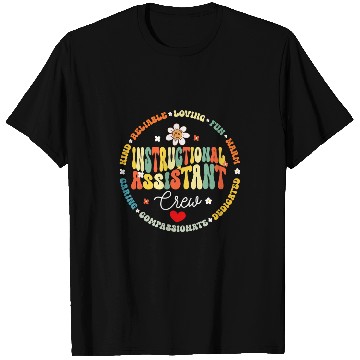Discover Instructional Assistant Crew 100th Day School Teacher Aide 2 T-Shirts
