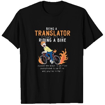 Discover Translator Like Riding Bike Cyclist Funny T-Shirts