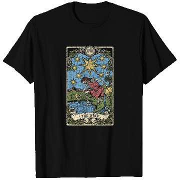 Discover The Star Tarot Card I Fortune Teller I Goth Witchcraft T-Shirts