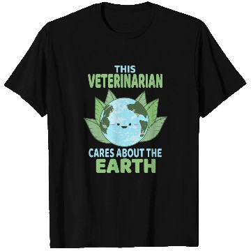 Discover Veterinarian Earth Day Environmental Awareness T-Shirts