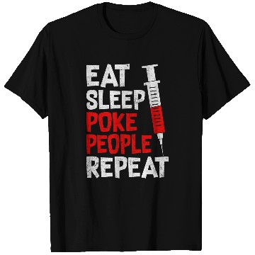 Discover Phlebotomist Syringe Phlebotomy Technician nurses Novelty T-Shirts