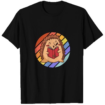 Discover hedgehog with book T-Shirts