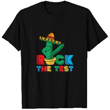 Discover Test Day For Teacher Professor Educator Principal Test Exam 4 T-Shirts