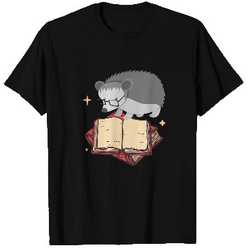 Discover Hedgehog Book Reading T-Shirts