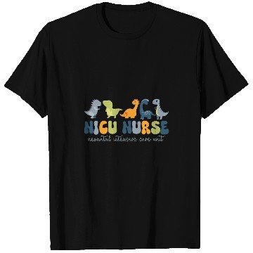 Discover nicu nurses neonatal intensive care unit cute dinosaur T-Shirts