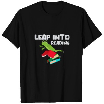 Discover Leap Into Reading Book Reading Frog 3 T-Shirts