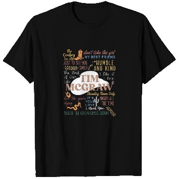 Discover Tim McGraw Lyric Pullover Baseball Jerseys T-Shirts
