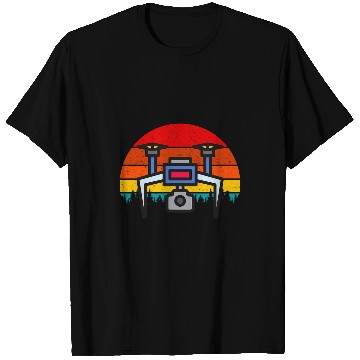 Discover Droning Photography Quadcopter Pilot FPV Drone vintages Retro T-Shirts