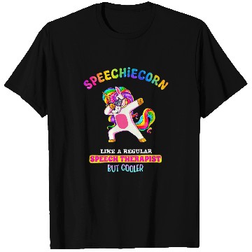 Discover Speech Language Pathologist Funny Speech Unicorns Therapy T-Shirts